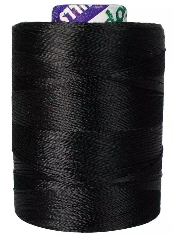 Bhavya Enterprises Art Silk Threads for Embroidery Jewelry Craft Making (2 Rolls, Black) - Image 2